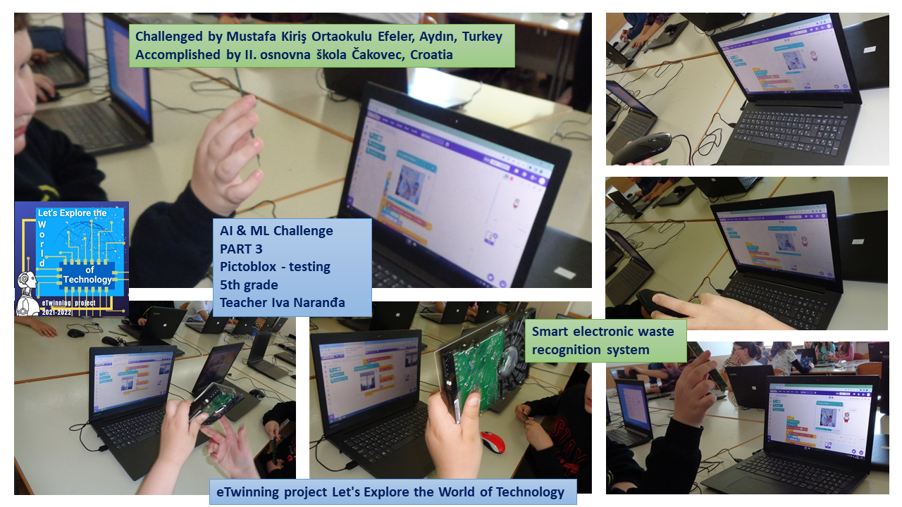 AI & ML Challenge - Teachable Machine - Pictoblox - eTwinning